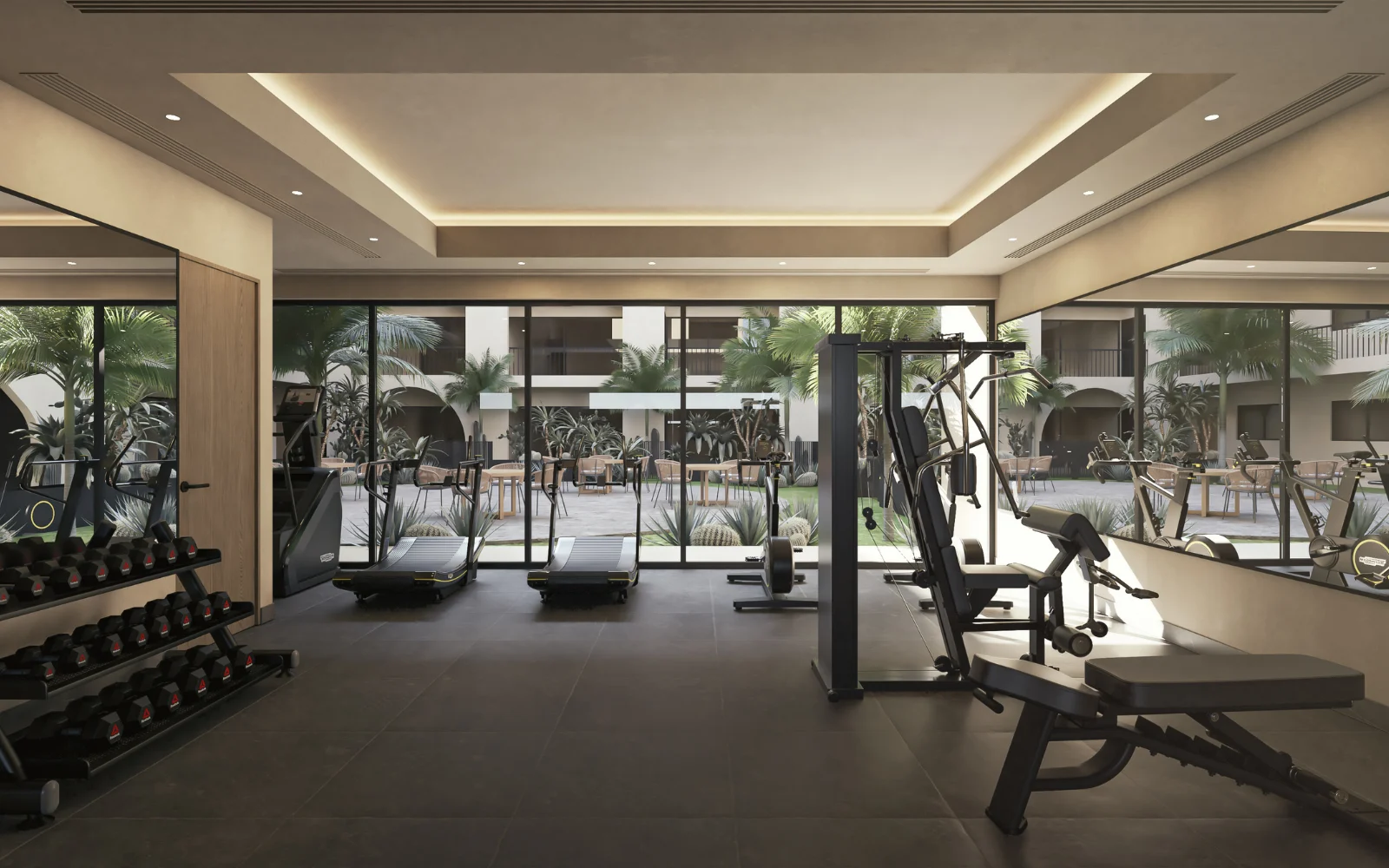 Nima Town gym with workout equipment