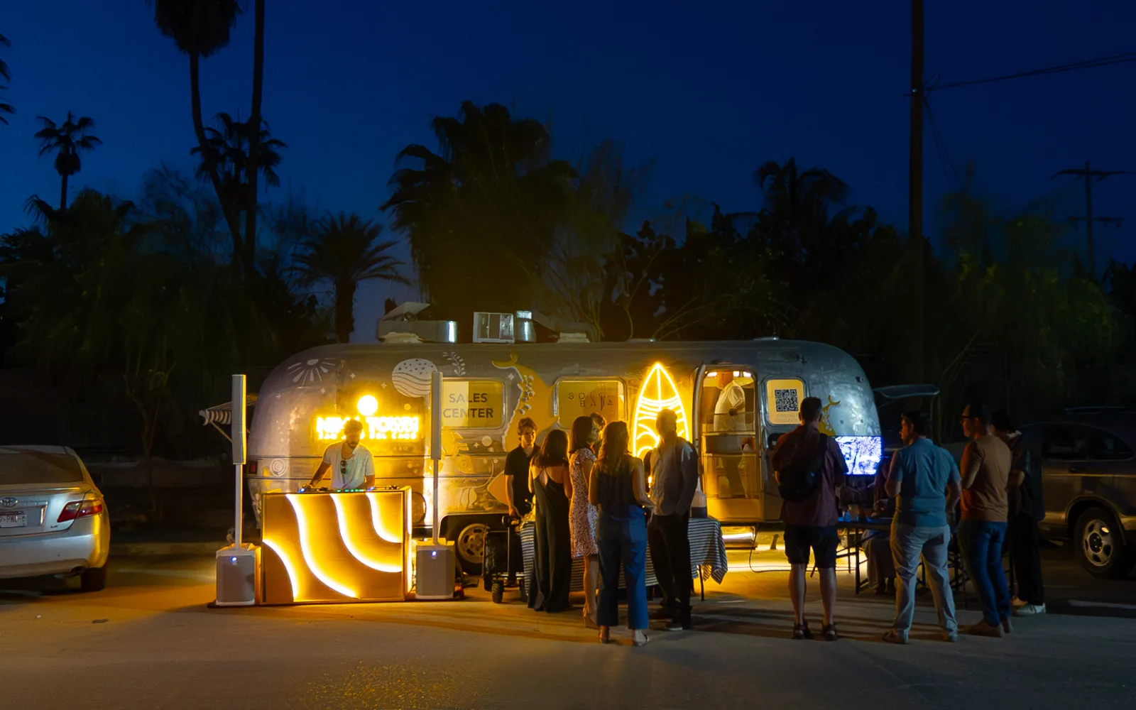 Nima Town evening sales activation in San Jose del Cabo